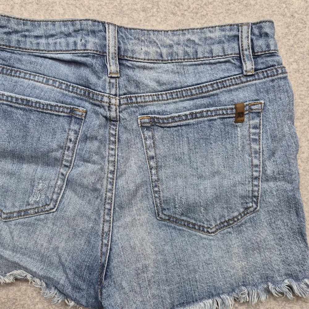 Joes Jeans Cutoff Denim Shorts Womens Distressed Raw Hem Light Wash Y2K Festival